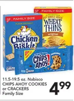 Pete's Fresh Market Nabisco CHIPS AHOY COOKIES or CRACKERS Family Size offer