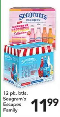 Pete's Fresh Market Seagram's Escapes Family offer
