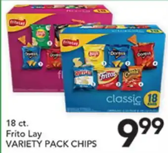 Pete's Fresh Market 18 ct. Frito Lay VARIETY PACK CHIPS offer