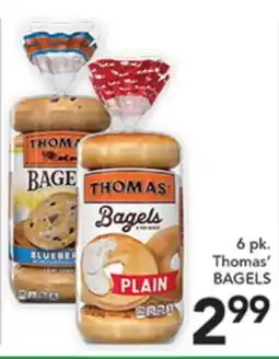 Pete's Fresh Market Thomas' BAGELS offer