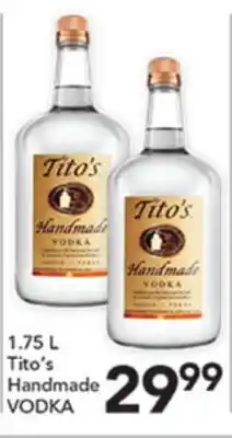 Pete's Fresh Market 1.75 L Tito's Handmade VODKA offer