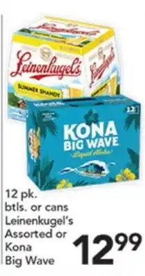 Pete's Fresh Market Leinenkugel's Assorted or Kona Big Wave offer