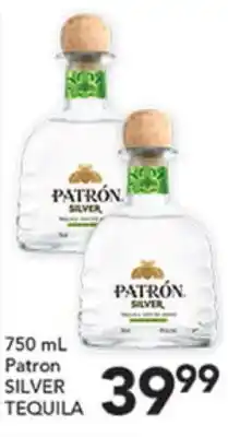 Pete's Fresh Market Patron SILVER TEQUILA offer