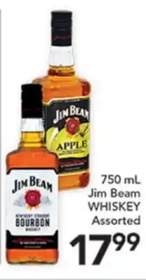 Pete's Fresh Market 750 mL Jim Beam WHISKEY Assorted offer