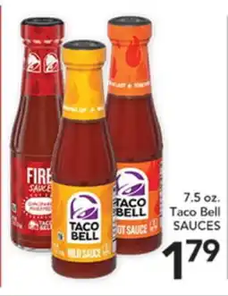 Pete's Fresh Market 7.5 oz. Taco Bell SAUCES offer