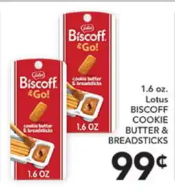 Pete's Fresh Market 1.6 oz. Lotus BISCOFF COOKIE BUTTER & BREADSTICKS offer