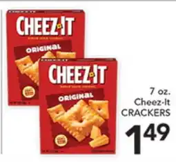 Pete's Fresh Market 7 oz. Cheez-It CRACKERS offer