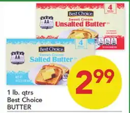 Pete's Fresh Market 1 lb. qtrs Best Choice BUTTER offer