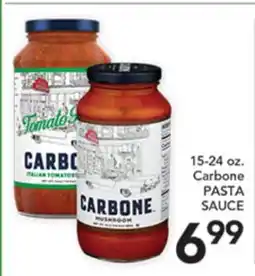 Pete's Fresh Market Carbone PASTA SAUCE offer