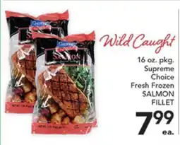 Pete's Fresh Market Wild Caught Supreme Choice Fresh Frozen SALMON FILLET offer