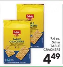 Pete's Fresh Market Schar TABLE CRACKERS offer