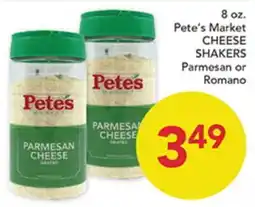 Pete's Fresh Market Pete's Market CHEESE SHAKERS offer