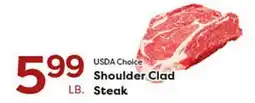 Rich's Fresh Market USDA Choice Shoulder Clad Steak offer