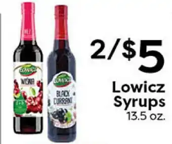 Rich's Fresh Market Lowicz Syrups offer