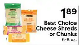 Rich's Fresh Market Best Choice Cheese Shreds or Chunks offer