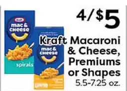 Rich's Fresh Market Kraft Macaroni & Cheese, Premiums or Shapes offer