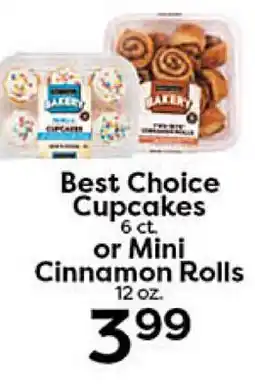 Rich's Fresh Market Best Choice Cupcakes 6 ct. or Mini Cinnamon Rolls 12 oz offer