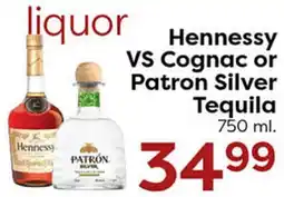 Rich's Fresh Market Hennessy VS Cognac or Patron Silver Tequila offer