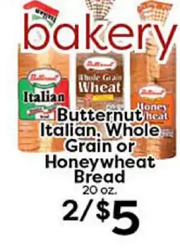 Rich's Fresh Market Butternut Italian, Whole Grain or Honeywheat Bread offer