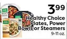 Rich's Fresh Market Healthy Choice Plates, Power Bowls or Steamers offer