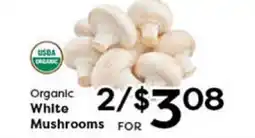 Rich's Fresh Market Organic White Mushrooms offer