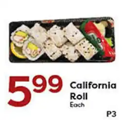 Rich's Fresh Market California Roll offer