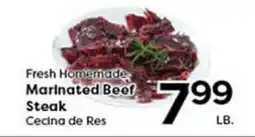 Rich's Fresh Market Fresh Homemade Marinated Beef Steak offer