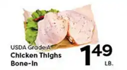 Rich's Fresh Market USDA Grade A Chicken Thighs Bone-In offer
