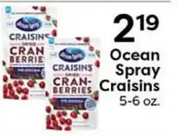 Rich's Fresh Market Ocean Spray Craisins offer