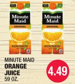 Carnicerias Jimenez MINUTE MAID ORANGE JUICE offer