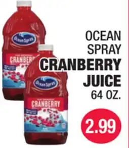 Carnicerias Jimenez OCEAN SPRAY CRANBERRY JUICE offer