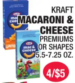 Carnicerias Jimenez KRAFT MACARONI & CHEESE PREMIUMS OR SHAPES offer