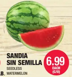 Carnicerias Jimenez SEEDLESS WATERMELON offer