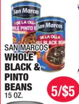 Carnicerias Jimenez SAN MARCOS WHOLE BLACK & PINTO BEANS offer