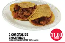 Carnicerias Jimenez 2 GORDITAS DE CHICHARRON offer