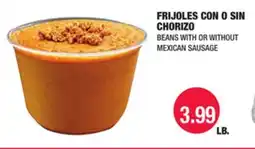Carnicerias Jimenez FRIJOLES CON O SIN CHORIZO offer