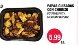 Carnicerias Jimenez PAPAS GUISADAS CON CHORIZO offer