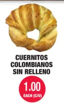 Carnicerias Jimenez CUERNITOS COLOMBIANOS SIN RELLENO offer