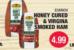 Carnicerias Jimenez ECKRICH HONEY CURED & VIRGINA SMOKED HAM offer