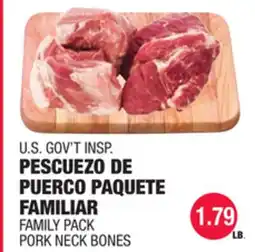 Carnicerias Jimenez U.S. GOV'T INSP. PESCUEZO DE PUERCO PAQUETE FAMILIAR offer