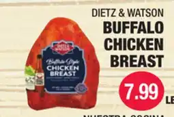 Carnicerias Jimenez DIETZ & WATSON BUFFALO CHICKEN BREAST offer