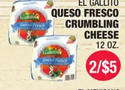 Carnicerias Jimenez EL GALLITO QUESO FRESCO offer