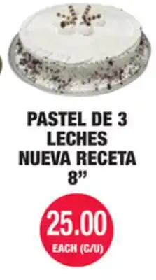 Carnicerias Jimenez PASTEL DE 3 LECHES NUEVA RECETA 8 offer