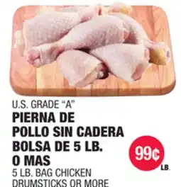 Carnicerias Jimenez U.S. GRADE A PIERNA DE POLLO SIN CADERA BOLSA DE 5 LB. O MAS offer