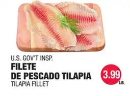 Carnicerias Jimenez U.S. GOV'T INSP. FILETE DE PESCADO TILAPIA offer