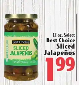 Eurofresh Market 12 oz. Select Best Choice Sliced Jalapeños offer
