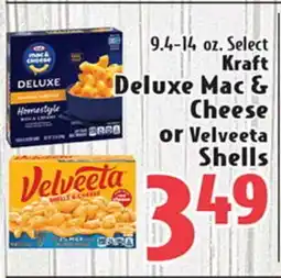 Eurofresh Market 9.4-14 oz. Select Kraft Deluxe Mac & Cheese or Velveeta Shells offer