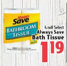 Eurofresh Market 4 roll Select Always Save Bath Tissue offer
