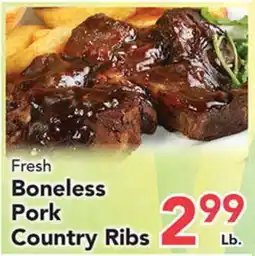 Eurofresh Market Fresh Boneless Pork Country Ribs offer