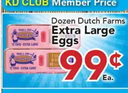 Eurofresh Market Dozen Dutch Farms Extra Large Eggs offer